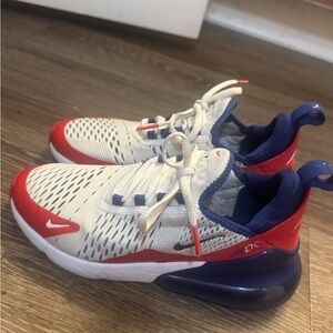 Nike Blue and White Sneakers